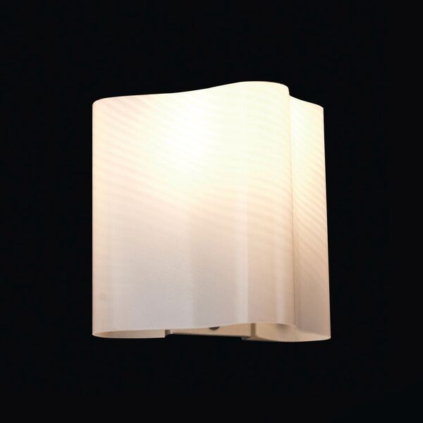 Настенный светильник ST Luce Onde [Серебристый/Белый с полосками E14 1*60W]