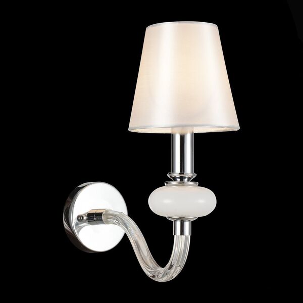 Бра ST Luce Lume [Хром, Белый, Прозрачный/Белый E14 1*40W]