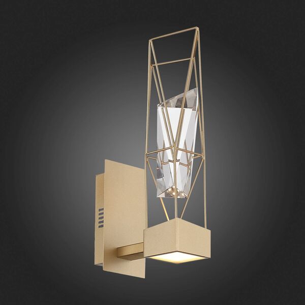 Бра ST Luce Progetto [Матовое золото/Матовое золото, Прозрачный LED 1*8W]
