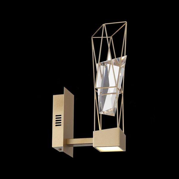 Бра ST Luce Progetto [Матовое золото/Матовое золото, Прозрачный LED 1*8W]