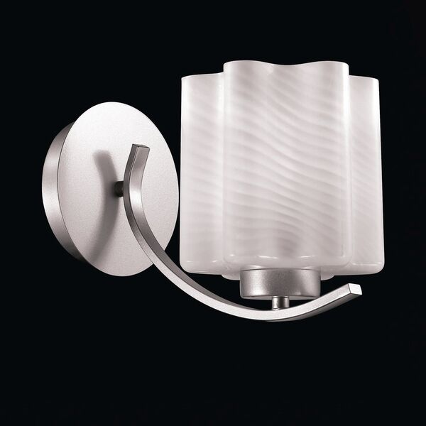 Бра ST Luce Onde [Серебристый/Белый с полосками E27 1*60W]