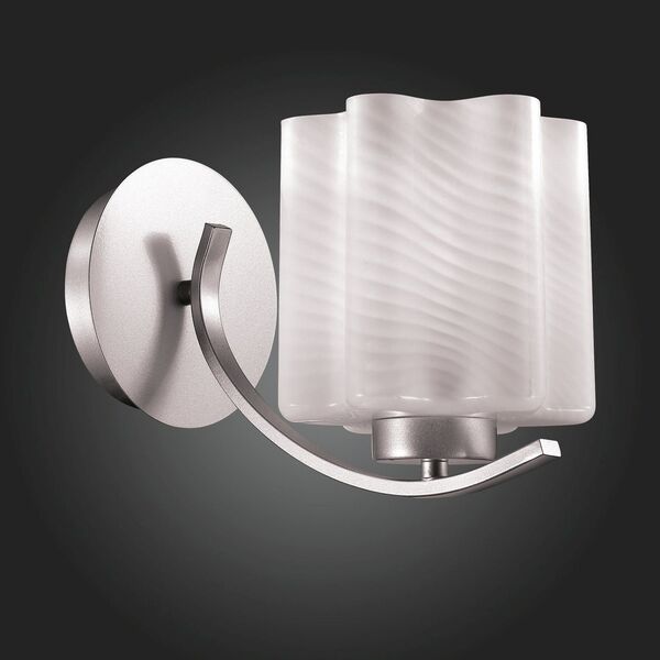 Бра ST Luce Onde [Серебристый/Белый с полосками E27 1*60W]
