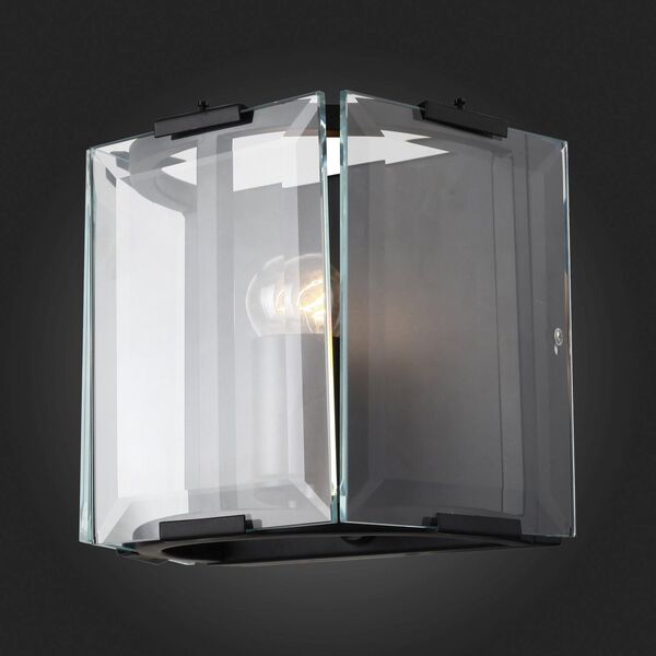 Бра ST Luce Peltro [Черный/Прозрачный E27 1*60W]
