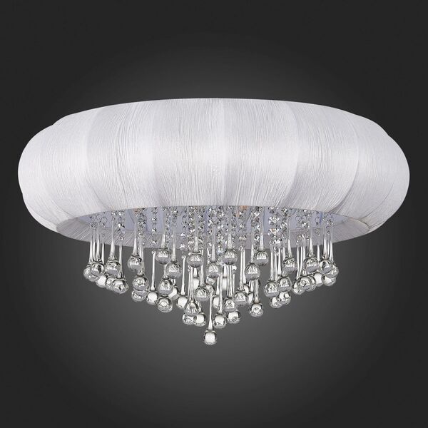 Люстра потолочная ST-Luce Preferita [Хром/Белый, Бесцветный E14 5*40W]
