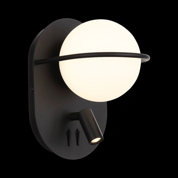 Бра ST Luce Donolo [Черный/Белый LED 1+1*8+3W]