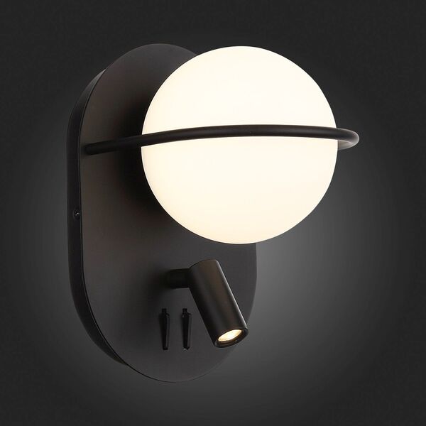 Бра ST Luce Donolo [Черный/Белый LED 1+1*8+3W]