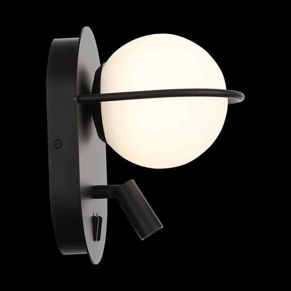 Бра ST Luce Donolo [Черный/Белый LED 1+1*8+3W]