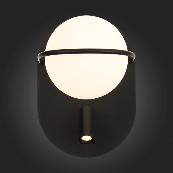 Бра ST Luce Donolo [Черный/Белый LED 1+1*8+3W]