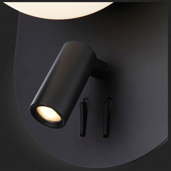 Бра ST Luce Donolo [Черный/Белый LED 1+1*8+3W]