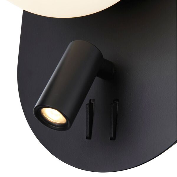 Бра ST Luce Donolo [Черный/Белый LED 1+1*8+3W]