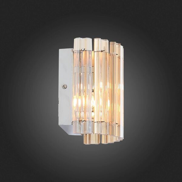 Настенный светильник ST Luce Versita [Хром/Янтарный G9 2*40W]