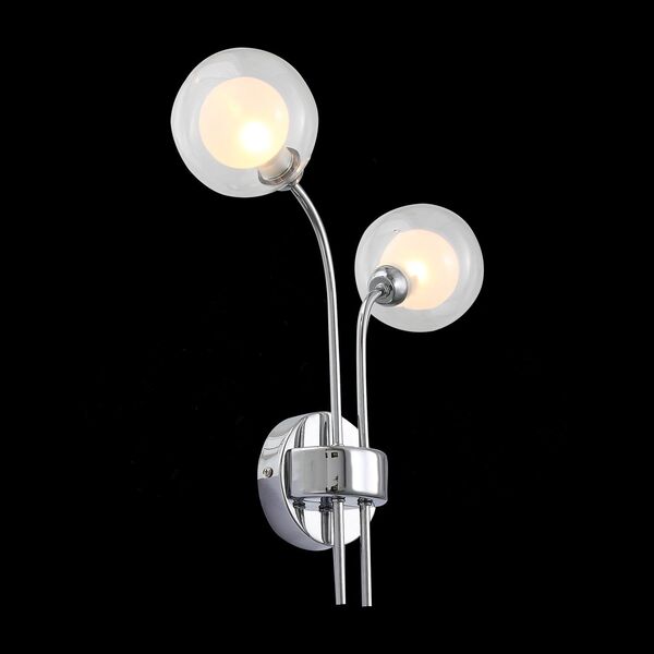 Бра ST Luce Dualita [Хром/Прозрачный, Белый G9 2*28W]