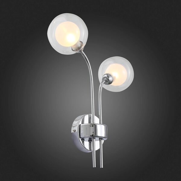 Бра ST Luce Dualita [Хром/Прозрачный, Белый G9 2*28W]