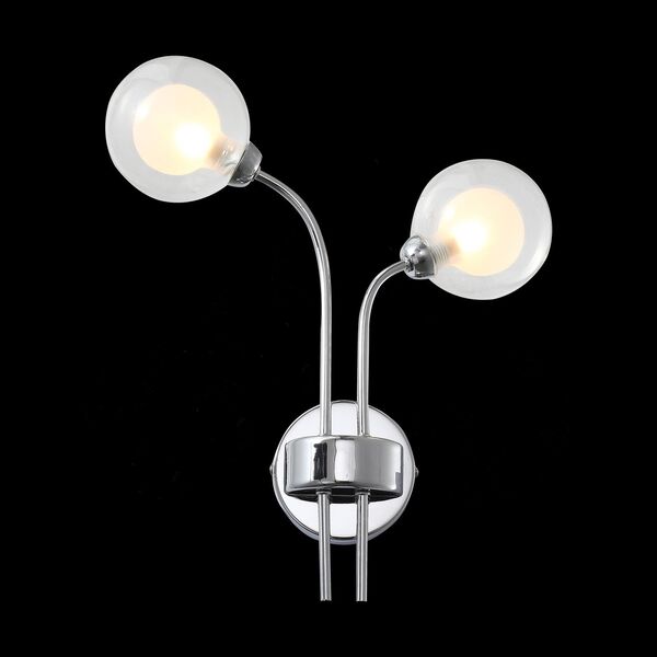 Бра ST Luce Dualita [Хром/Прозрачный, Белый G9 2*28W]