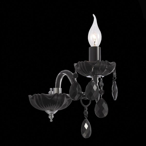 Бра ST Luce Odilia [Черный, Хром/Черный E14 1*40W]