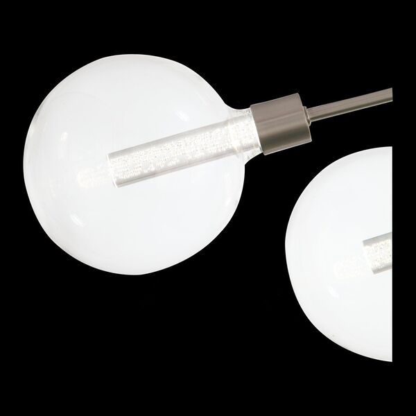 Люстра потолочная ST-Luce Giacio [Никель/Прозрачный LED 8*4,5W]