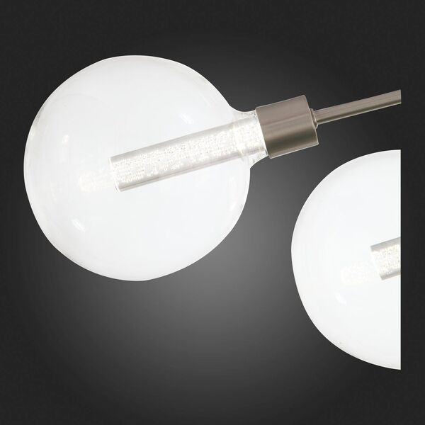 Люстра потолочная ST-Luce Giacio [Никель/Прозрачный LED 8*4,5W]