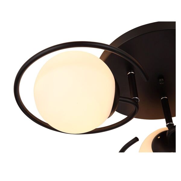 Люстра потолочная ST-Luce Galio [Черный/Белый E27 3*60W]