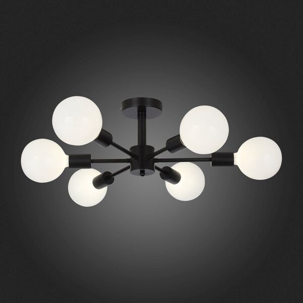 Люстра потолочная ST-Luce  Ano [Черный E27 6*60W]