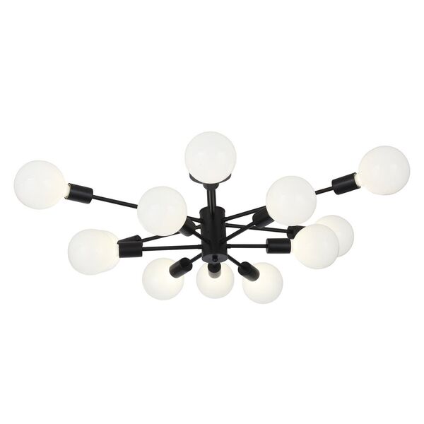 Люстра потолочная ST-Luce  Ano [Черный E27 12*60W]