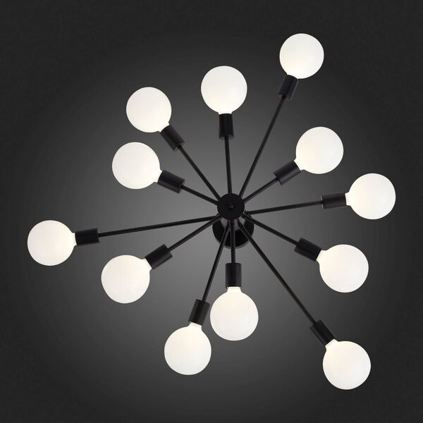 Люстра потолочная ST-Luce  Ano [Черный E27 12*60W]