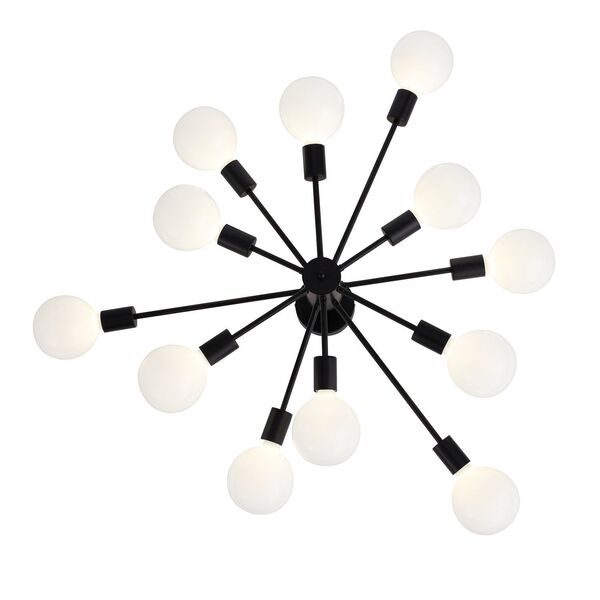 Люстра потолочная ST-Luce  Ano [Черный E27 12*60W]