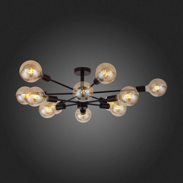 Люстра потолочная ST-Luce  Ano [Черный E27 12*60W]