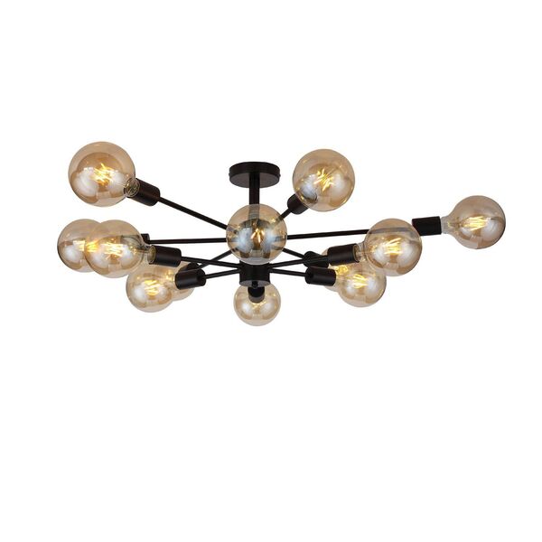 Люстра потолочная ST-Luce  Ano [Черный E27 12*60W]
