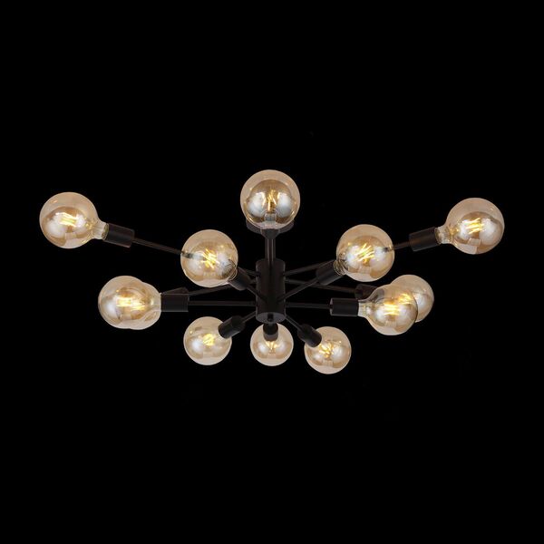 Люстра потолочная ST-Luce  Ano [Черный E27 12*60W]