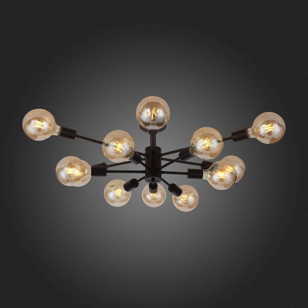 Люстра потолочная ST-Luce  Ano [Черный E27 12*60W]