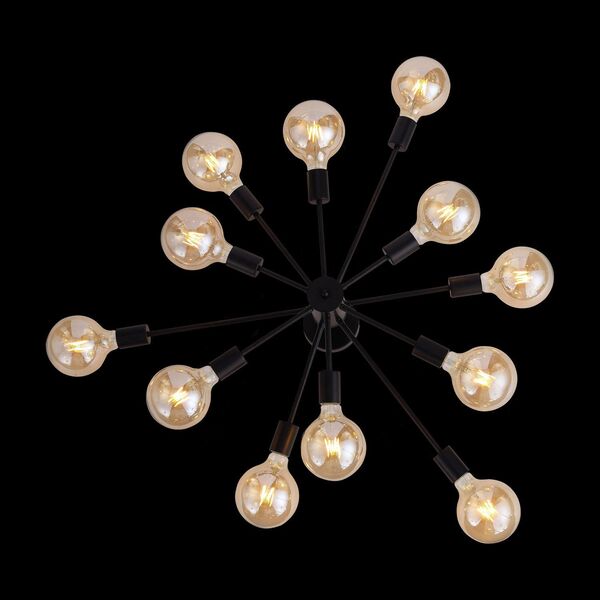 Люстра потолочная ST-Luce  Ano [Черный E27 12*60W]
