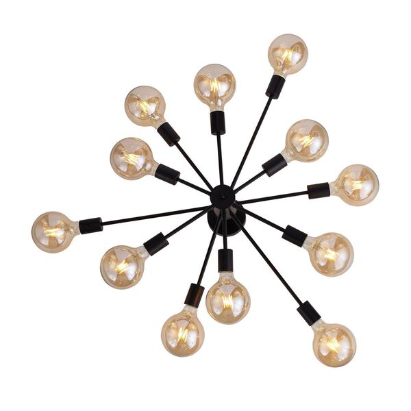 Люстра потолочная ST-Luce  Ano [Черный E27 12*60W]