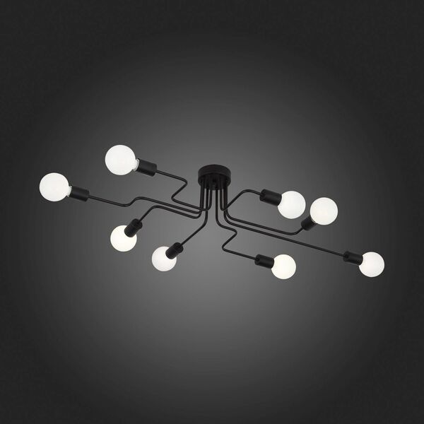 Люстра потолочная ST-Luce  Ano [Черный E27 8*60W]