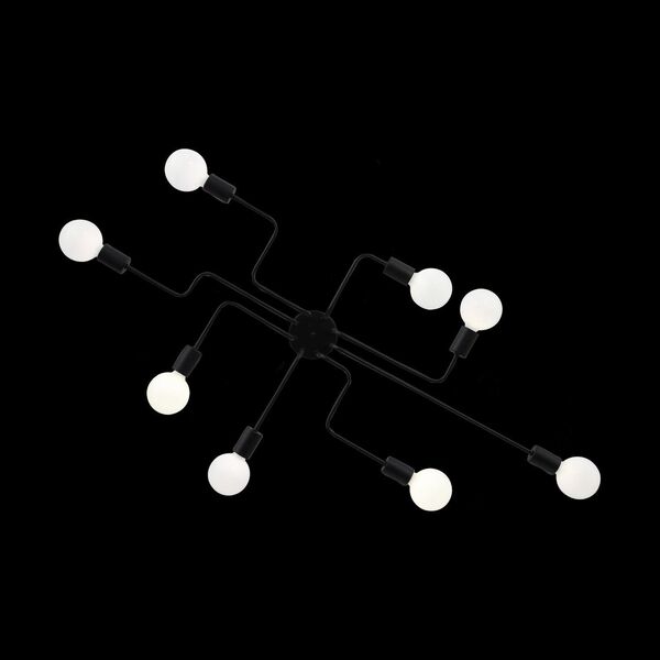 Люстра потолочная ST-Luce  Ano [Черный E27 8*60W]