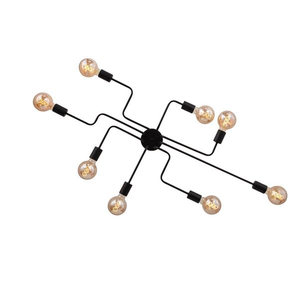 Люстра потолочная ST-Luce  Ano [Черный E27 8*60W]