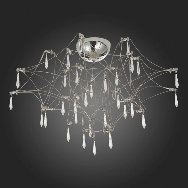 SL797.102.78 Люстра потолочная ST-Luce Хром, Прозрачный LED 78*0,45W 3000K