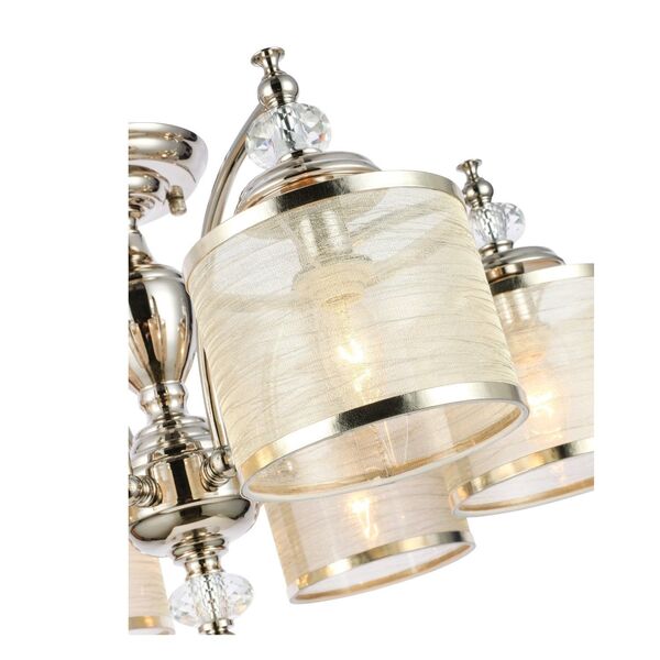 Люстра потолочная ST-Luce Coresia[Никель/Золото E14 6*40W]