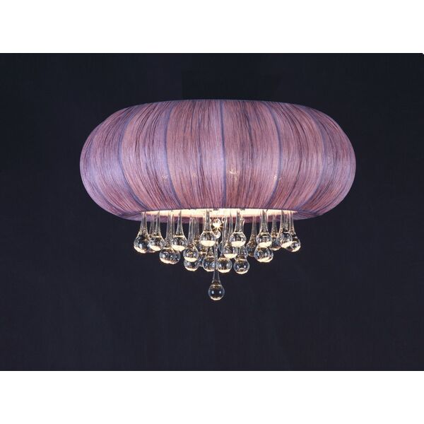 Люстра потолочная ST-Luce Preferita[Хром/Фиолетовый E14 5*40W]