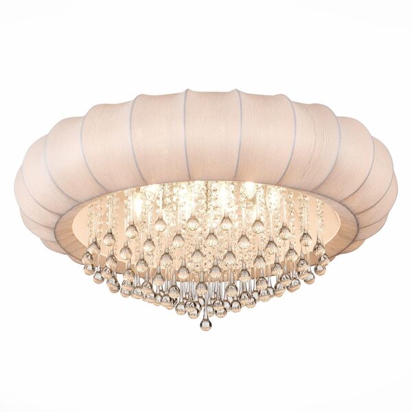 Люстра потолочная ST-Luce  Preferita [Хром/Белый, Бесцветный E14 12*40W]