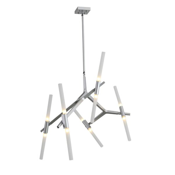 Люстра потолочная ST-Luce Laconicita  [Серебристый/Белый G9 10*40W]