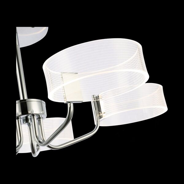 SLE283102-05 Светильник потолочный Хром/Белый LED 5*8W