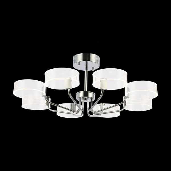 SLE283102-08 Светильник потолочный Хром/Белый LED 8*8W
