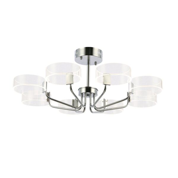 SLE283102-08 Светильник потолочный Хром/Белый LED 8*8W