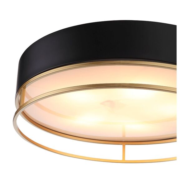 Светильник потолочный ST-Luce Onde [Черный, Матовое золото/Белый E14 5*40W]