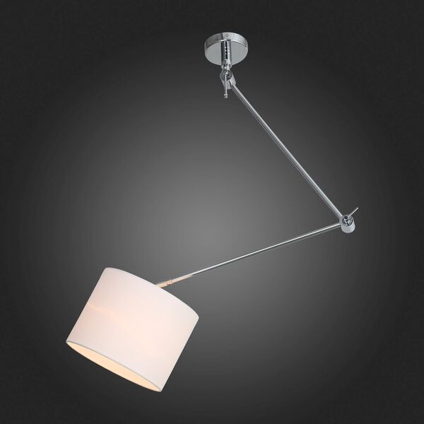 Светильник потолочный ST-Luce [Хром/Белый E27 1*60W (из 2-х коробок)]