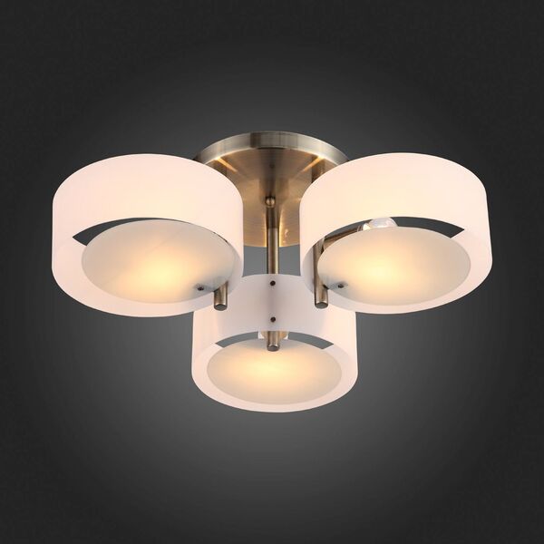 Светильник потолочный ST-Luce Foresta [Бронза/Белый E27 3*60W]