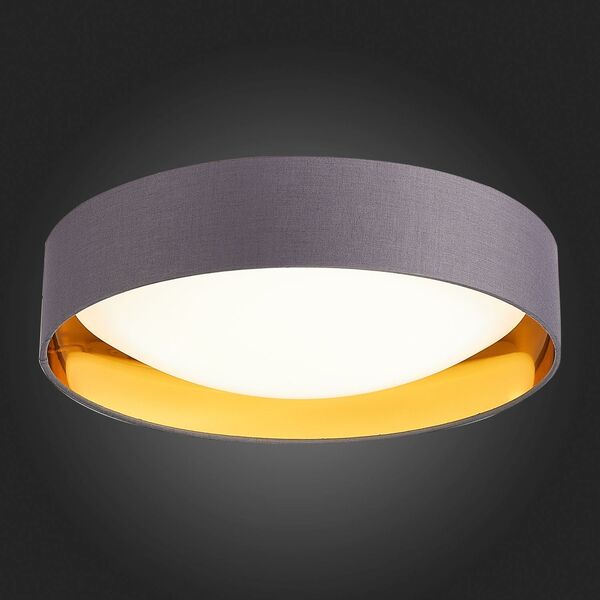 SLE201112-01 Светильник потолочный Серый, Золото/Белый LED 1*24W