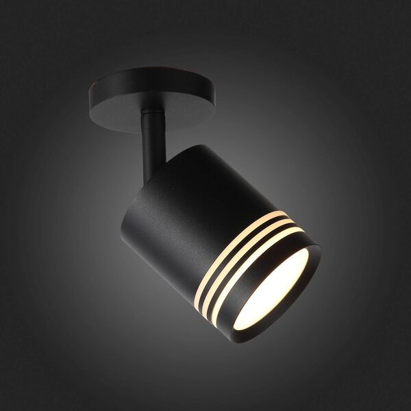 ST101.412.05 Светильник потолочный ST-Luce Черный/Белый LED 1*5W