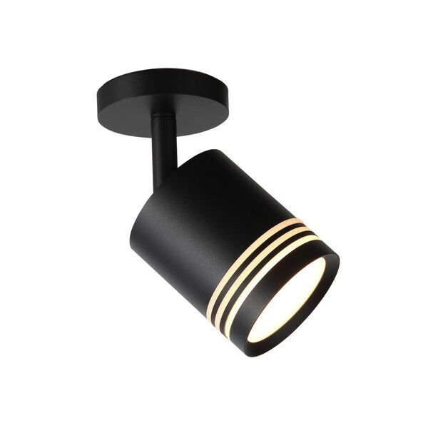 ST101.412.05 Светильник потолочный ST-Luce Черный/Белый LED 1*5W