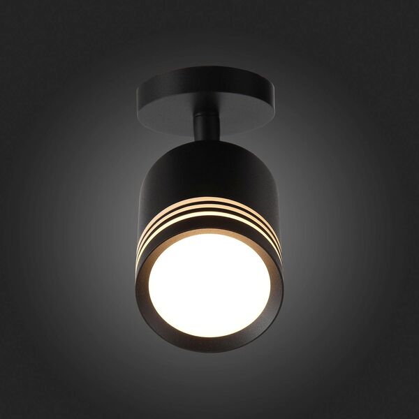 ST101.412.05 Светильник потолочный ST-Luce Черный/Белый LED 1*5W